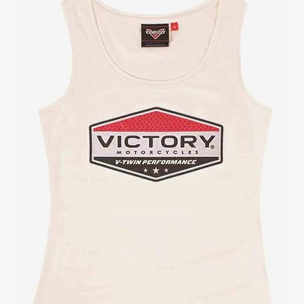 Victory Motorcycles Cream Tank Top